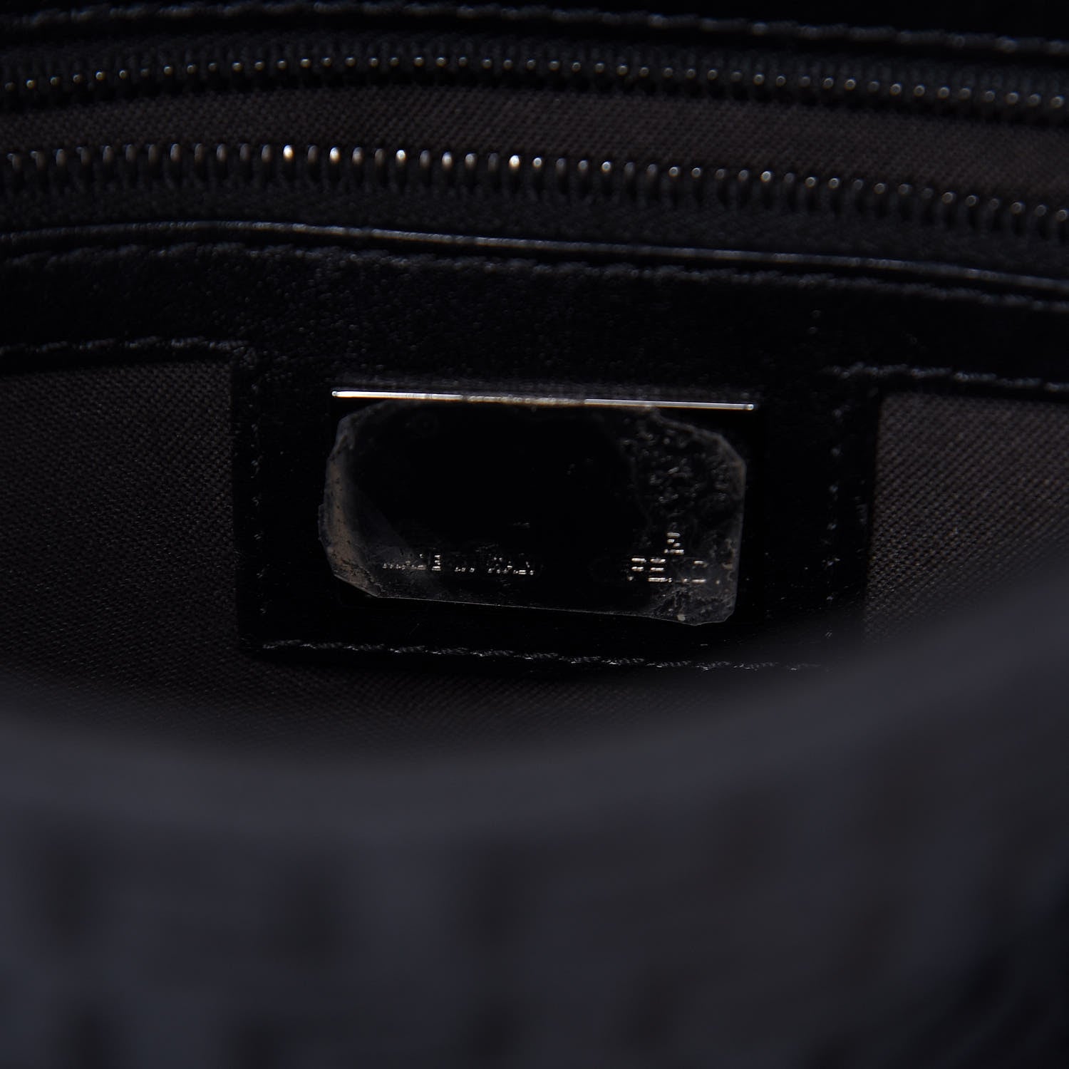 Fendi Zucchino Mama Baguette Black 6 of 15