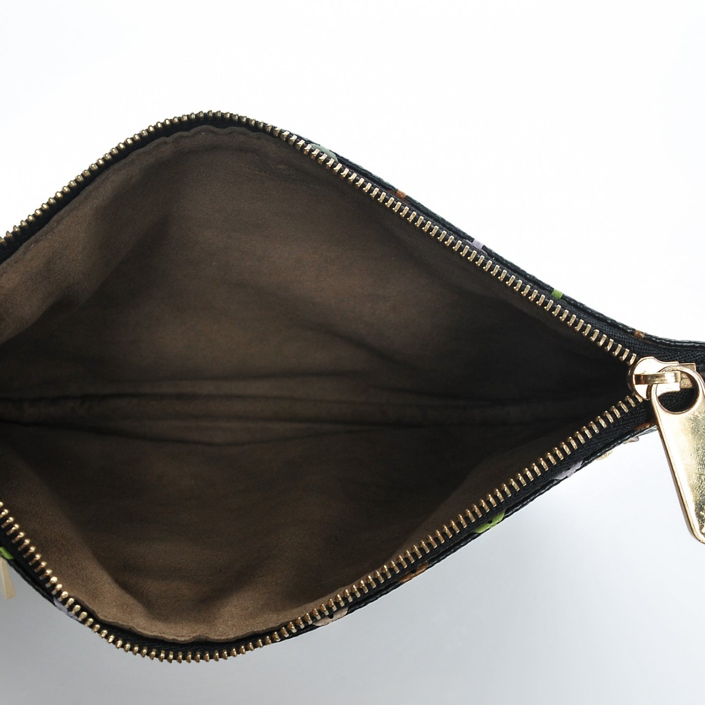 Monogram Multicolor Pochette Plate GM Black