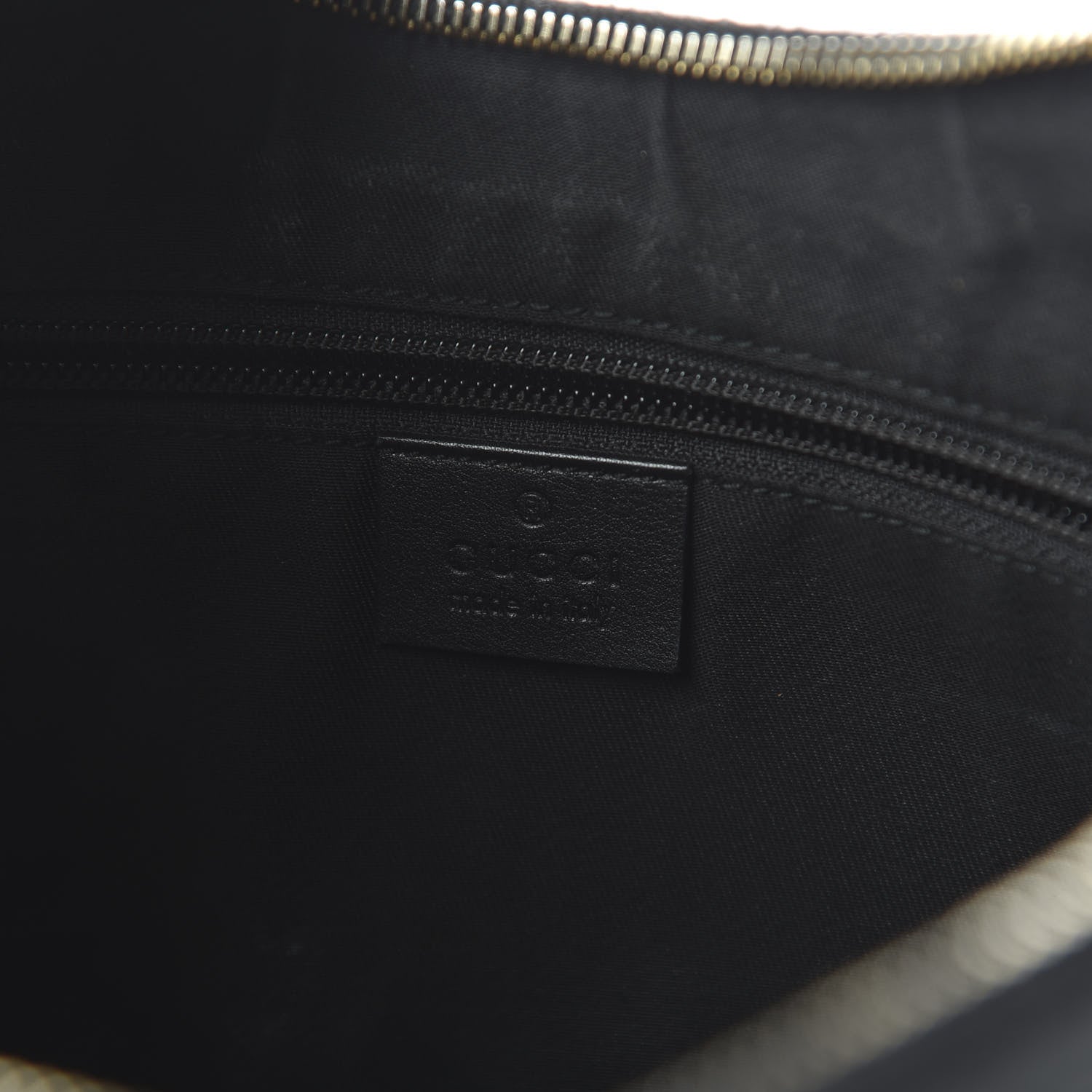 Gucci Crystal Monogram Medium Half Moon Hobo Black 8 of 10