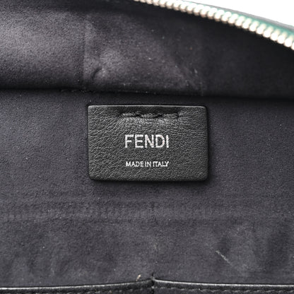 Fendi Vitello Baltico Kore Petite 3Jours Tote Black Verde Prato 6 of 11