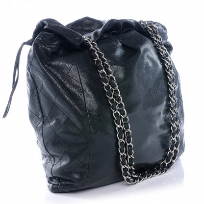 Chanel Caviar 31 Drawstring Tote Black 3 of 9