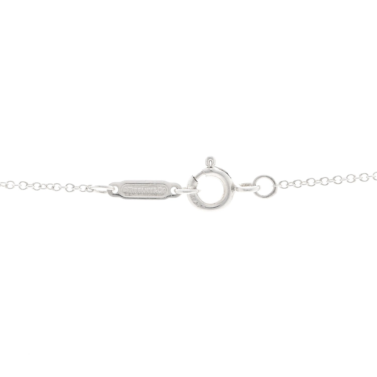 Tiffany Sterling Silver 1837 Interlocking Circles Pendant Necklace 4 of 4