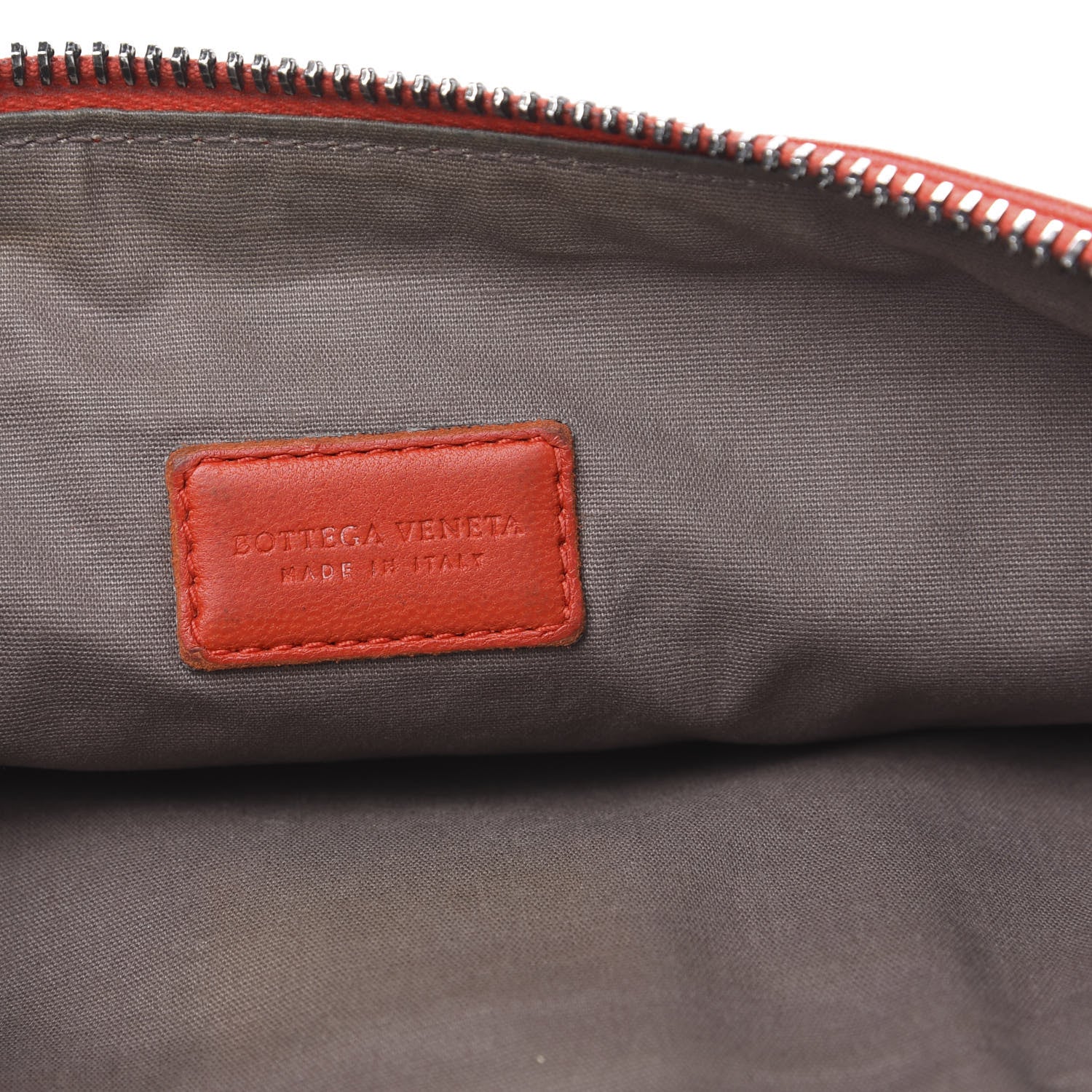 Bottega Veneta Nappa Intrecciato Double Zip Clutch Geranium 6 of 12