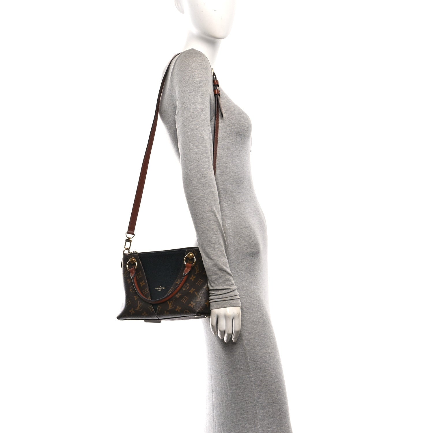 Louis Vuitton Monogram V Tote BB Black 2 of 10
