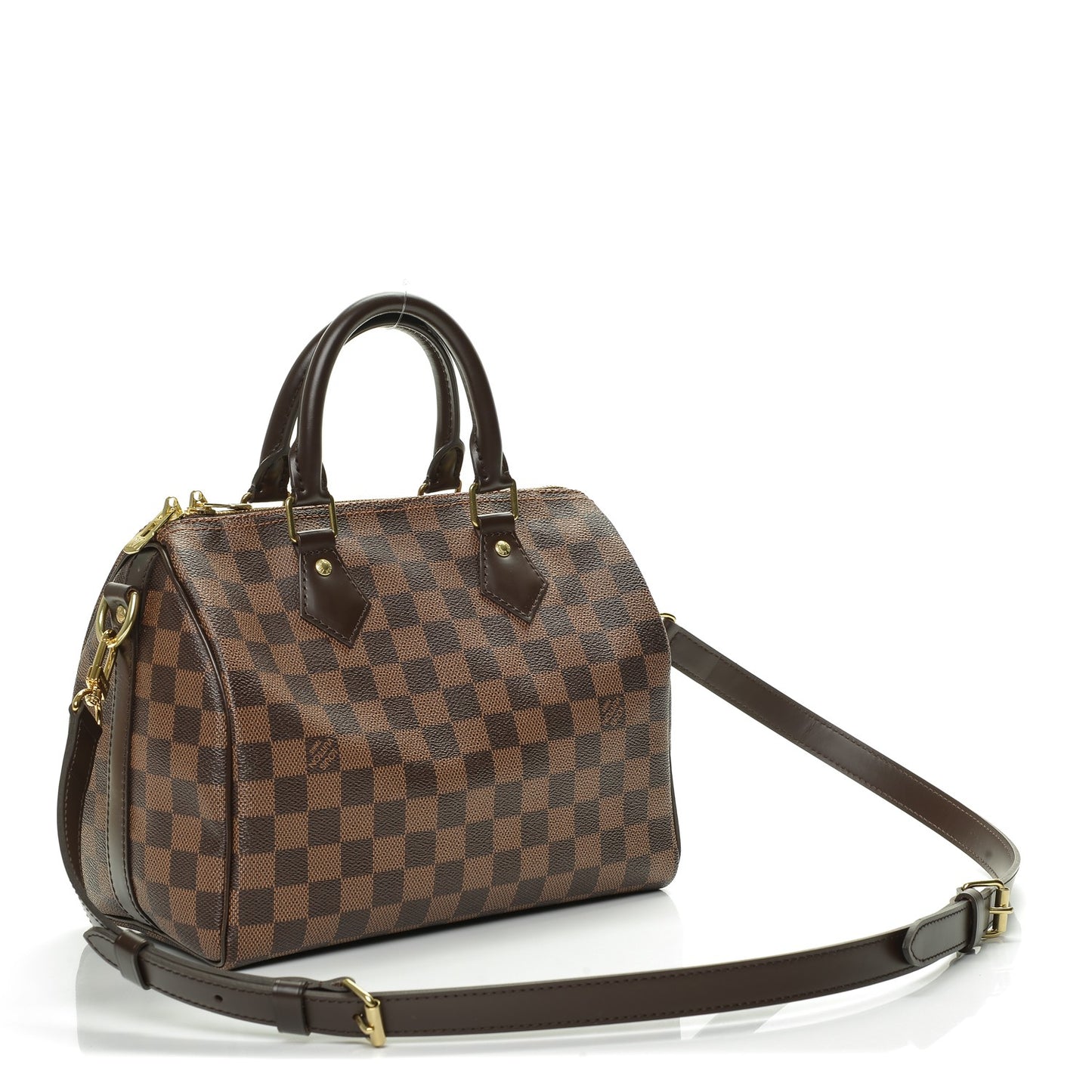 Damier Ebene Speedy Bandouliere 25
