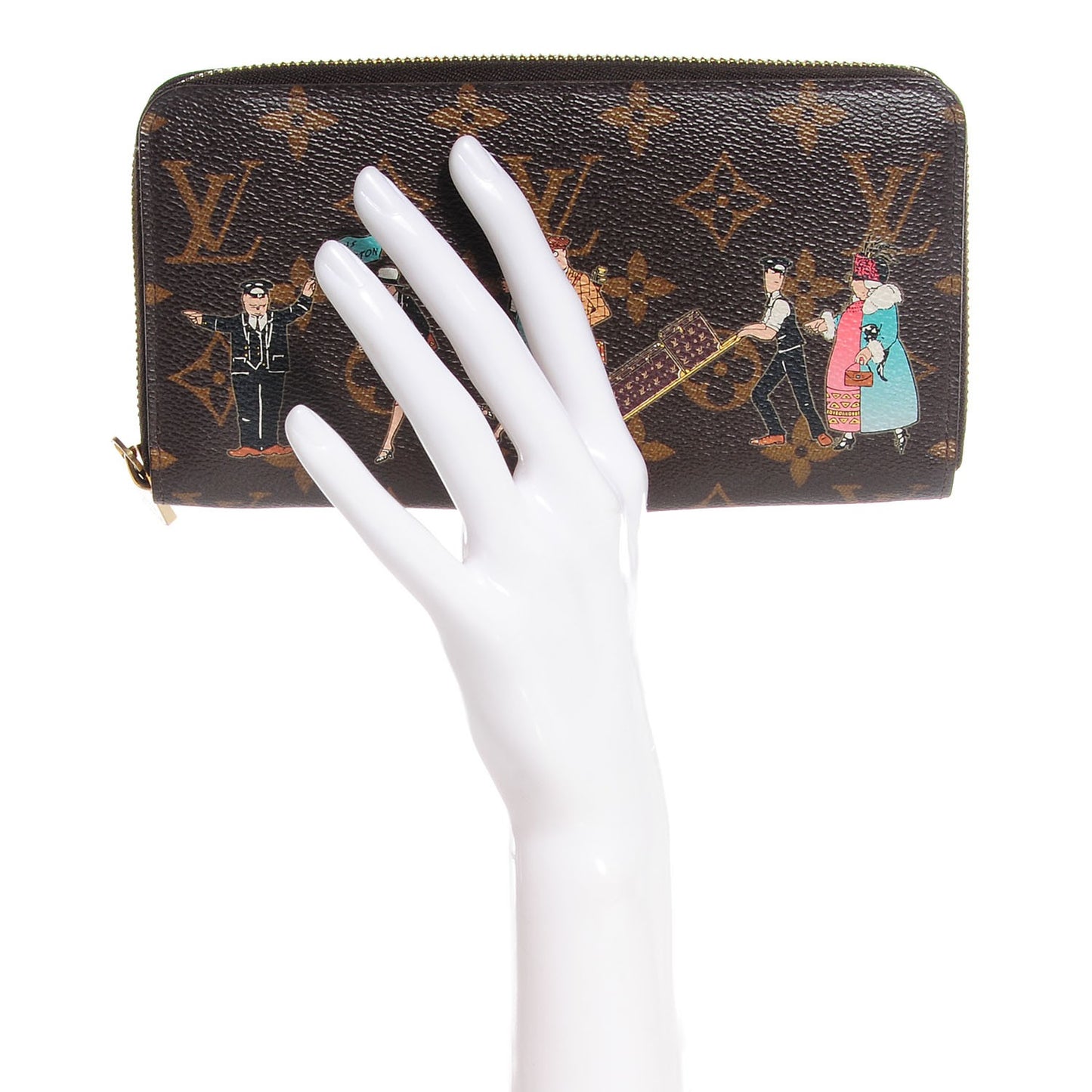 Monogram Illustre Zippy Wallet Rose