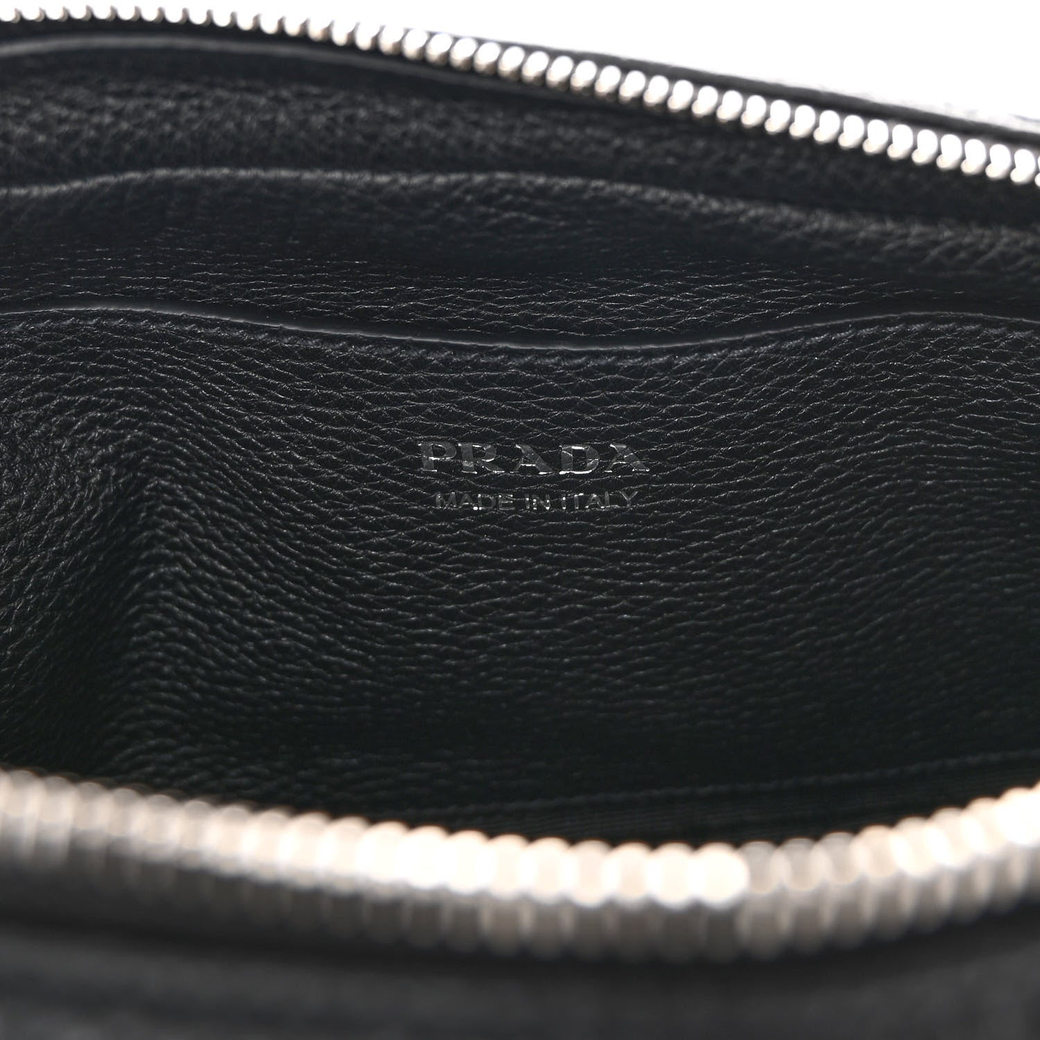 Prada Vitello Daino Soft Flap Crossbody Black 6 of 9