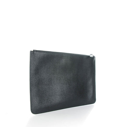 Fendi Vitello Elite Flamingo Mink Karlito Studded Pouch Black White Plaster 3 of 7