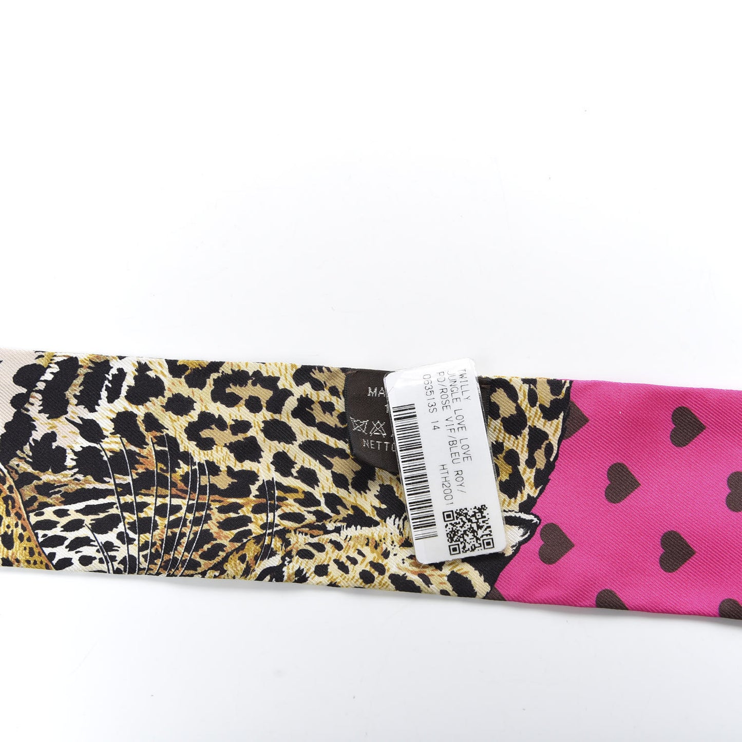 Silk Jungle Love Love Twilly Rose Vif Bleu Roy