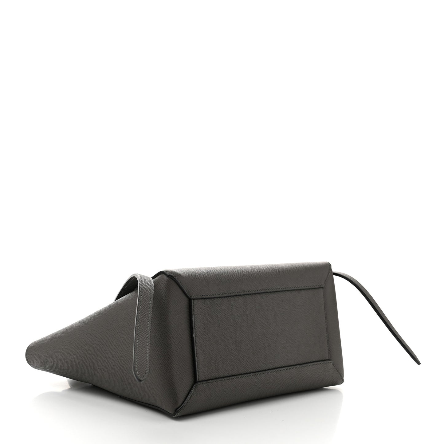 Grained Calfskin Micro Belt Bag Grey