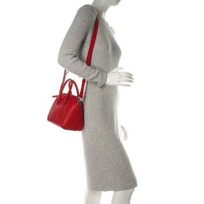 Givenchy Sugar Goatskin Mini Antigona Red 2 of 7