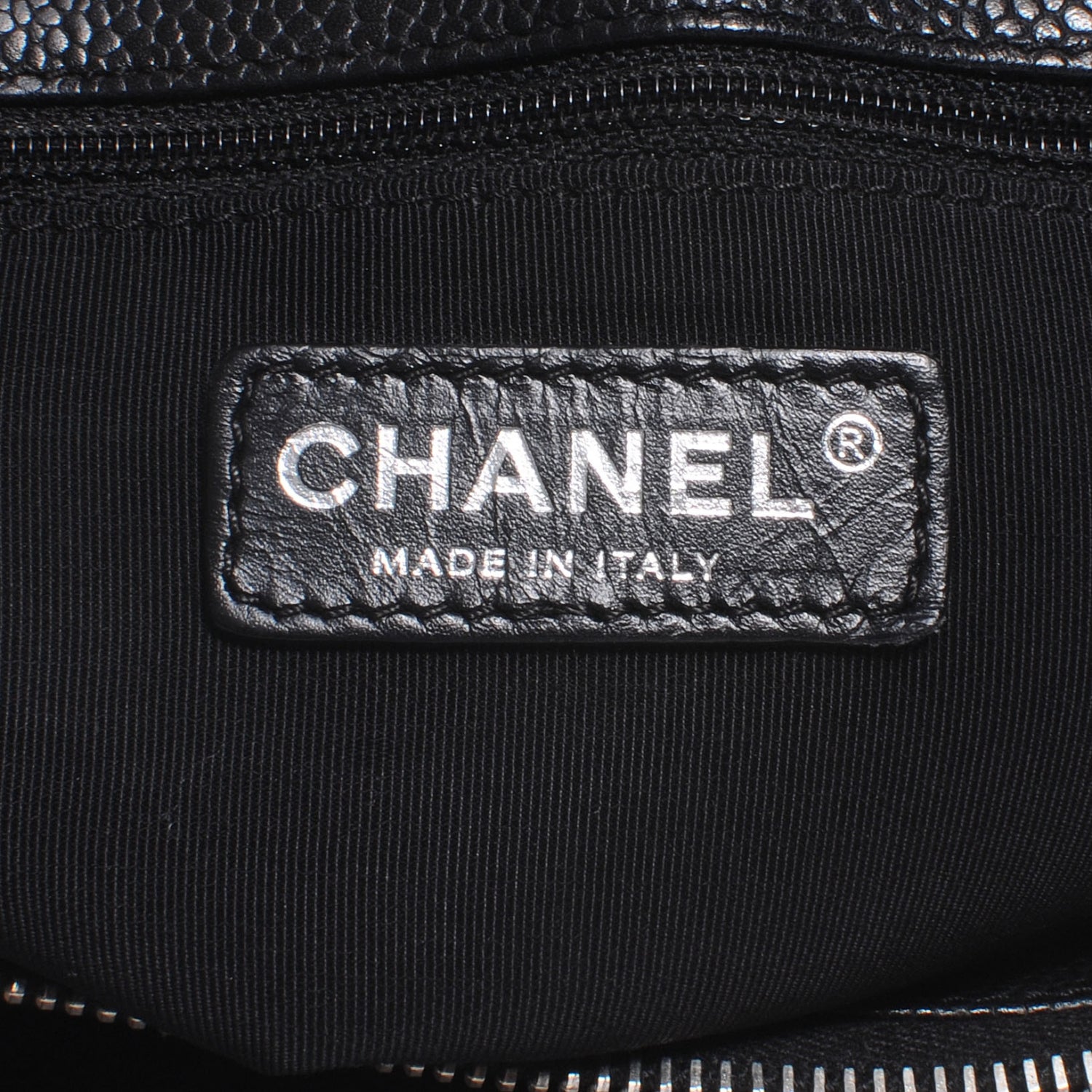 Chanel Caviar Grand Shopping Tote GST Black 7 of 9