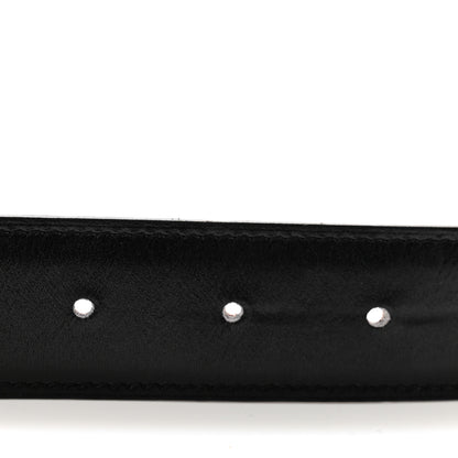 Hermes Box Togo 32mm Belt Strap 85 Black Gold 3 of 7
