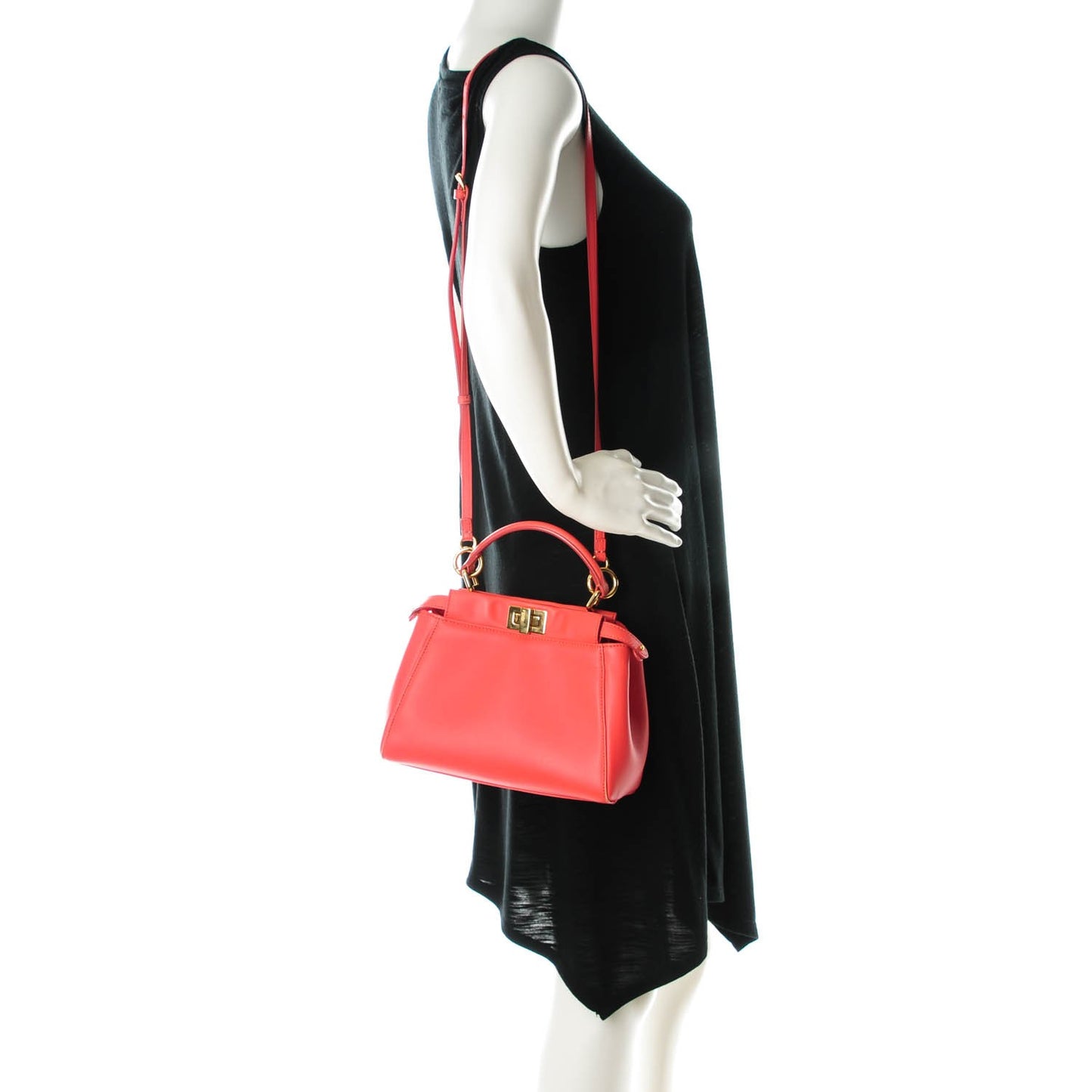 Nappa Mini Peekaboo Iconic Satchel Rosa Exstasy