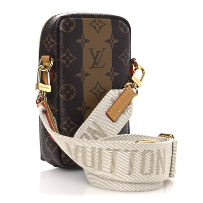 Louis Vuitton X NIGO Reverse Monogram Flat Double Phone Pouch 3 of 12