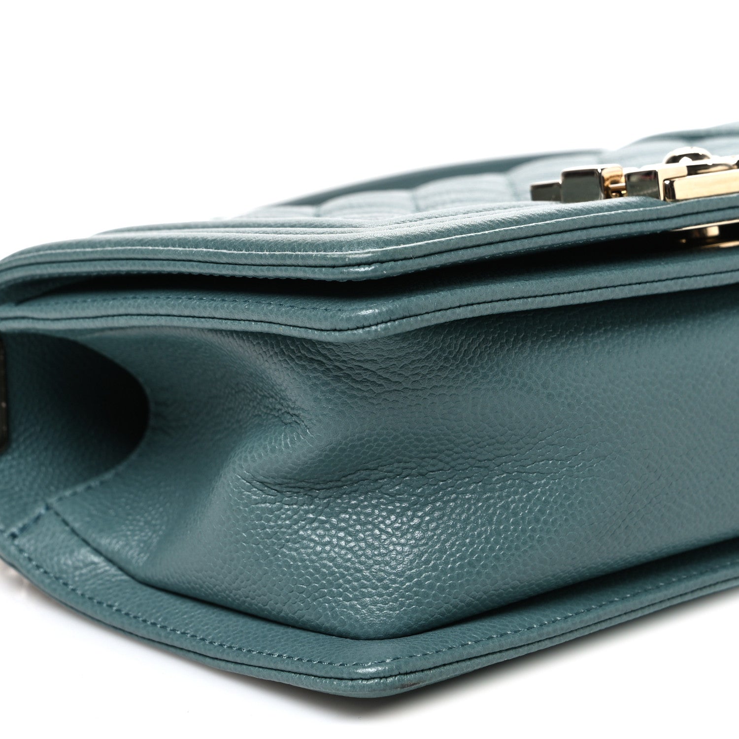 Chanel Caviar Quilted Small Boy Flap Light Blue 8 of 10