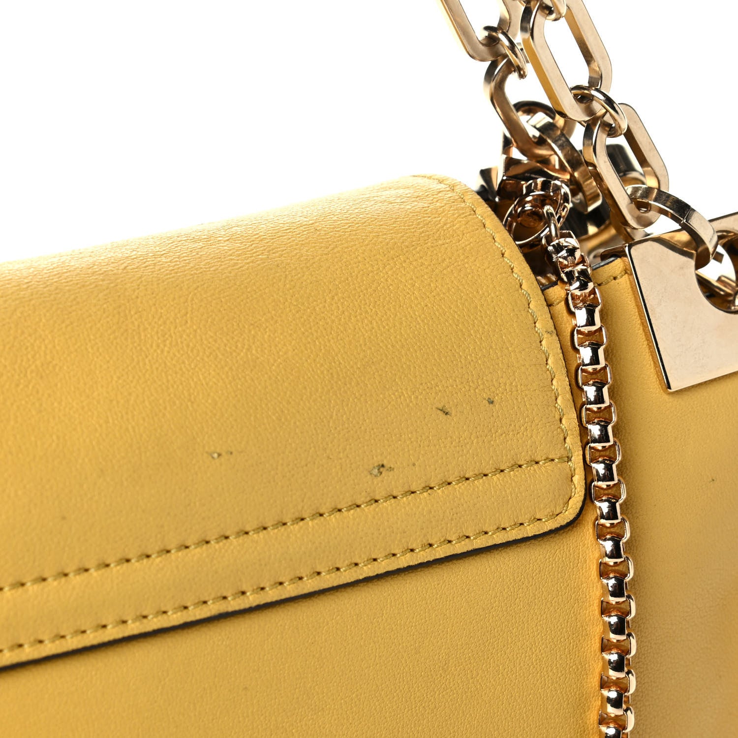 Chloe Calfskin Chain Bag Citrus Grove 8 of 8