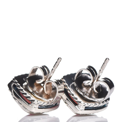 David Yurman Sterling Silver Diamond Rose Quartz 7mm Petite Albion Earrings 3 of 4
