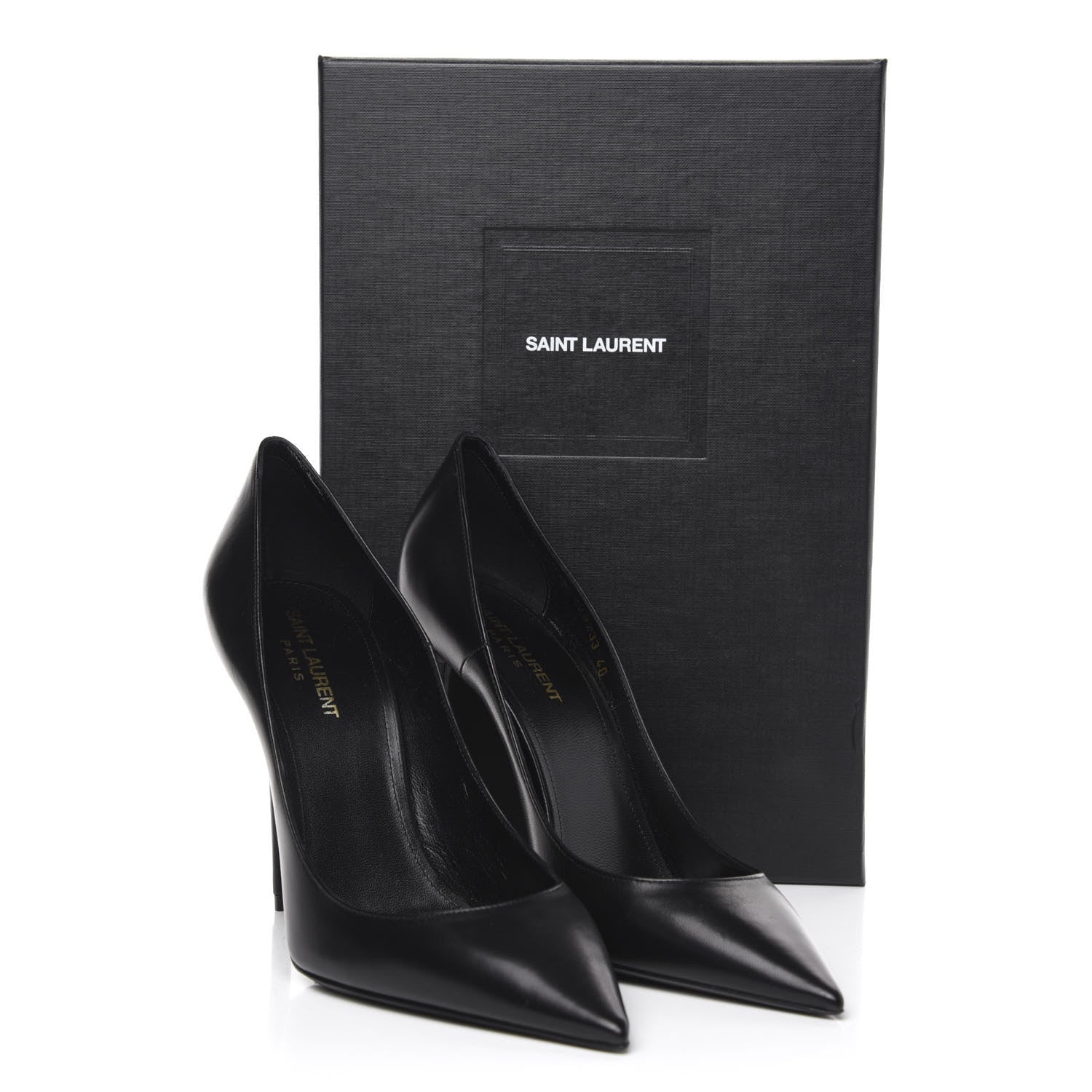 Saint Laurent Calfskin Zoe 105 Pumps 40 Black 9 of 9