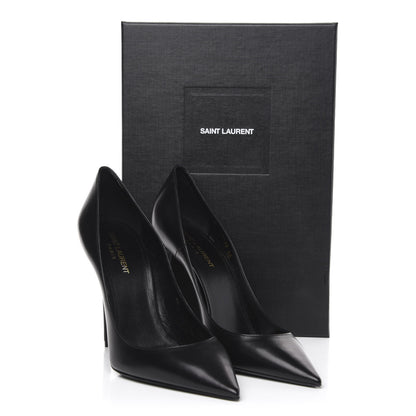 Saint Laurent Calfskin Zoe 105 Pumps 40 Black 9 of 9