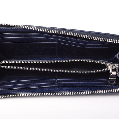 Miu Miu Nappa Matelasse Lux Zip Around Wallet Bleuette 5 of 8
