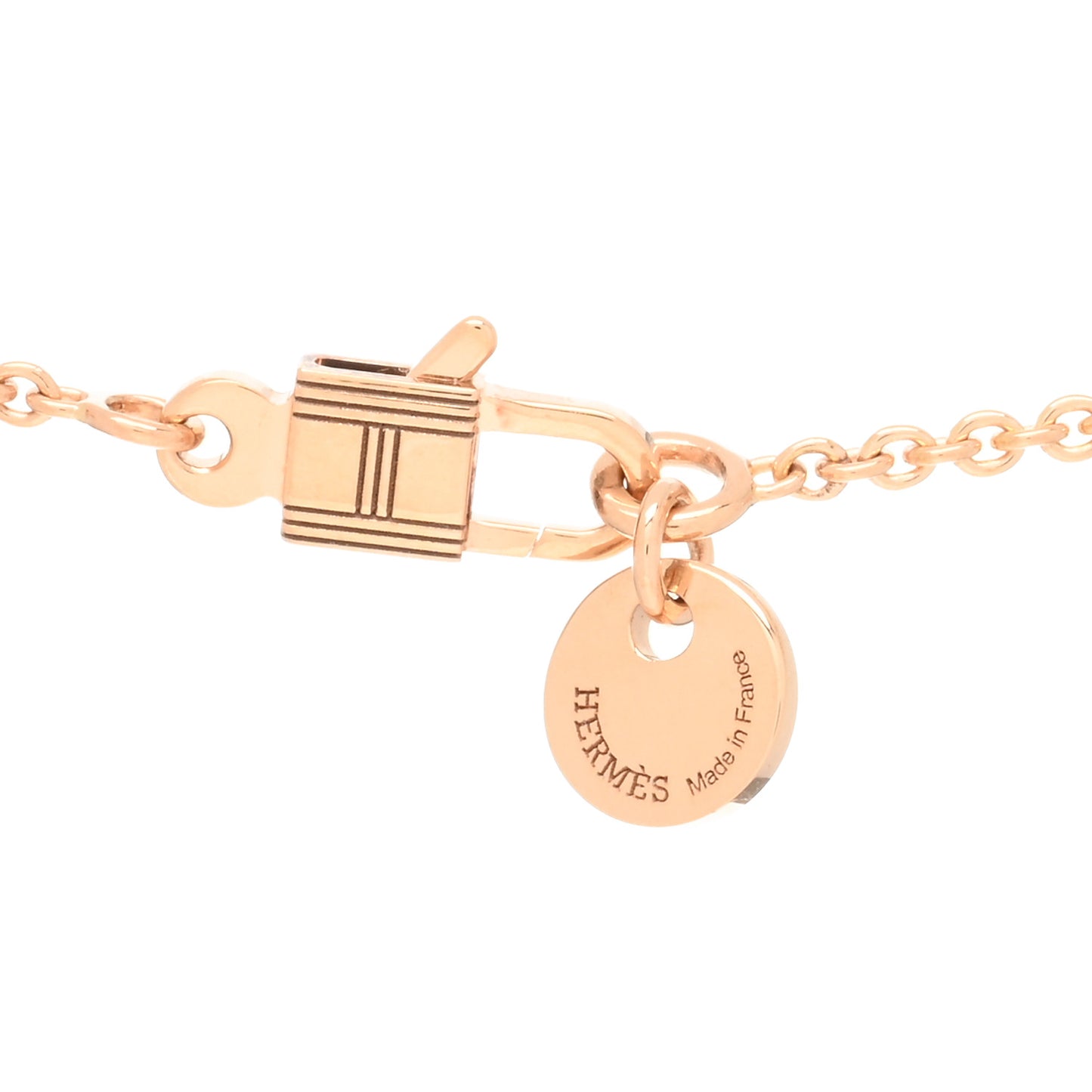 18K Rose Gold Black Jade Constance Amulettes Pendant Necklace