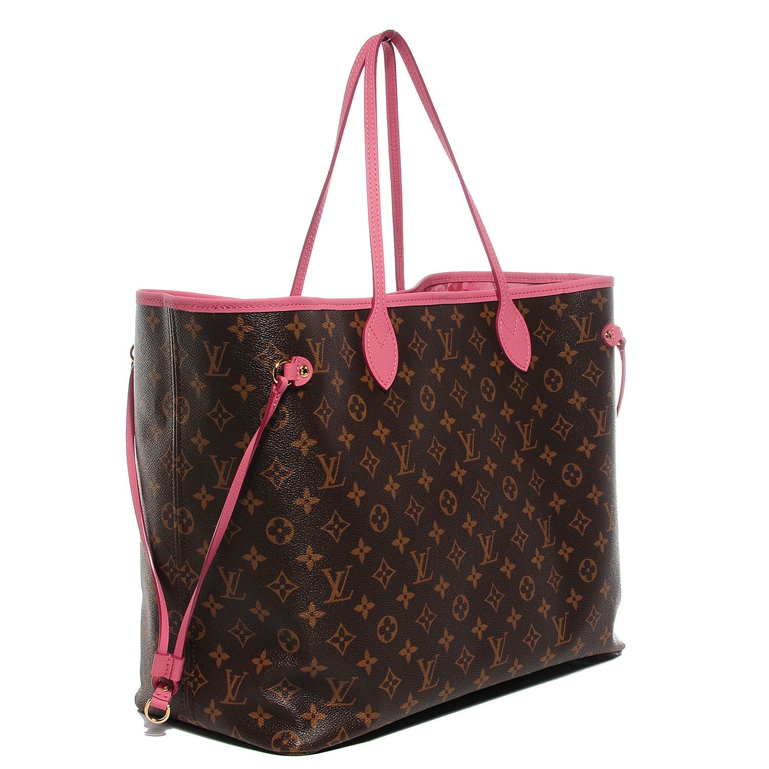 Louis Vuitton Monogram Articles de Voyage Ikat Neverfull GM Rose Velours 3 of 7