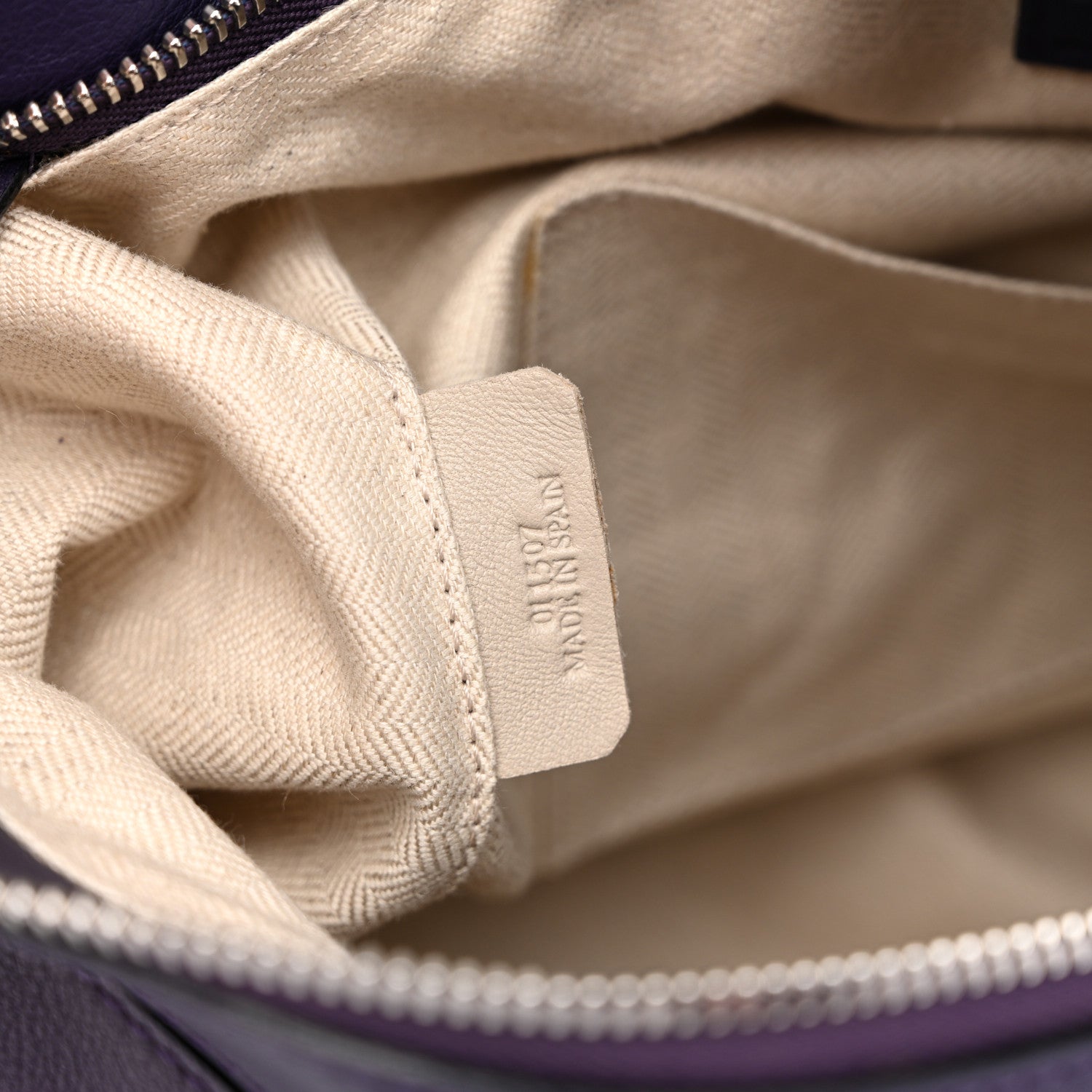 Loewe Calfskin Medium Puzzle Bag Purple 7 of 10