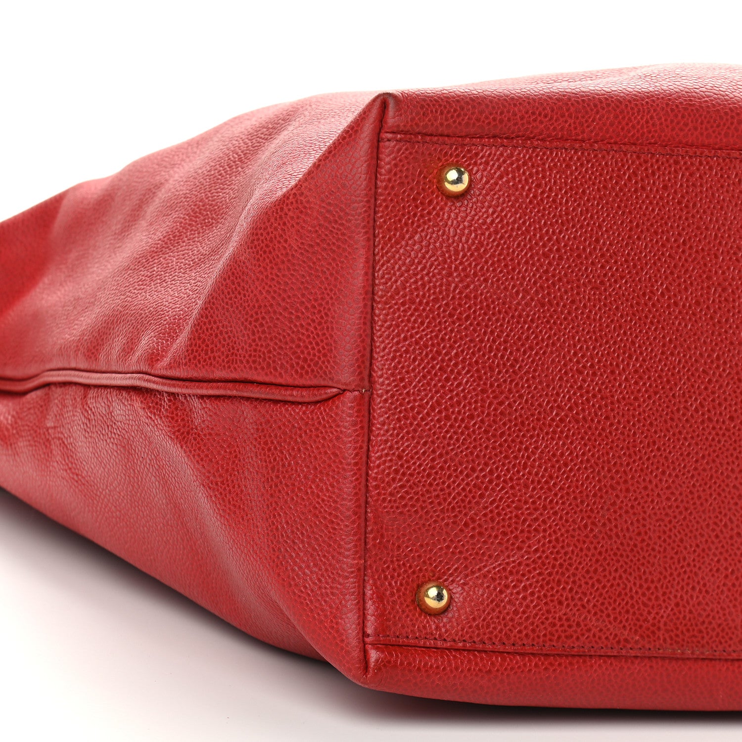 Chanel Caviar CC Hobo Red 8 of 9