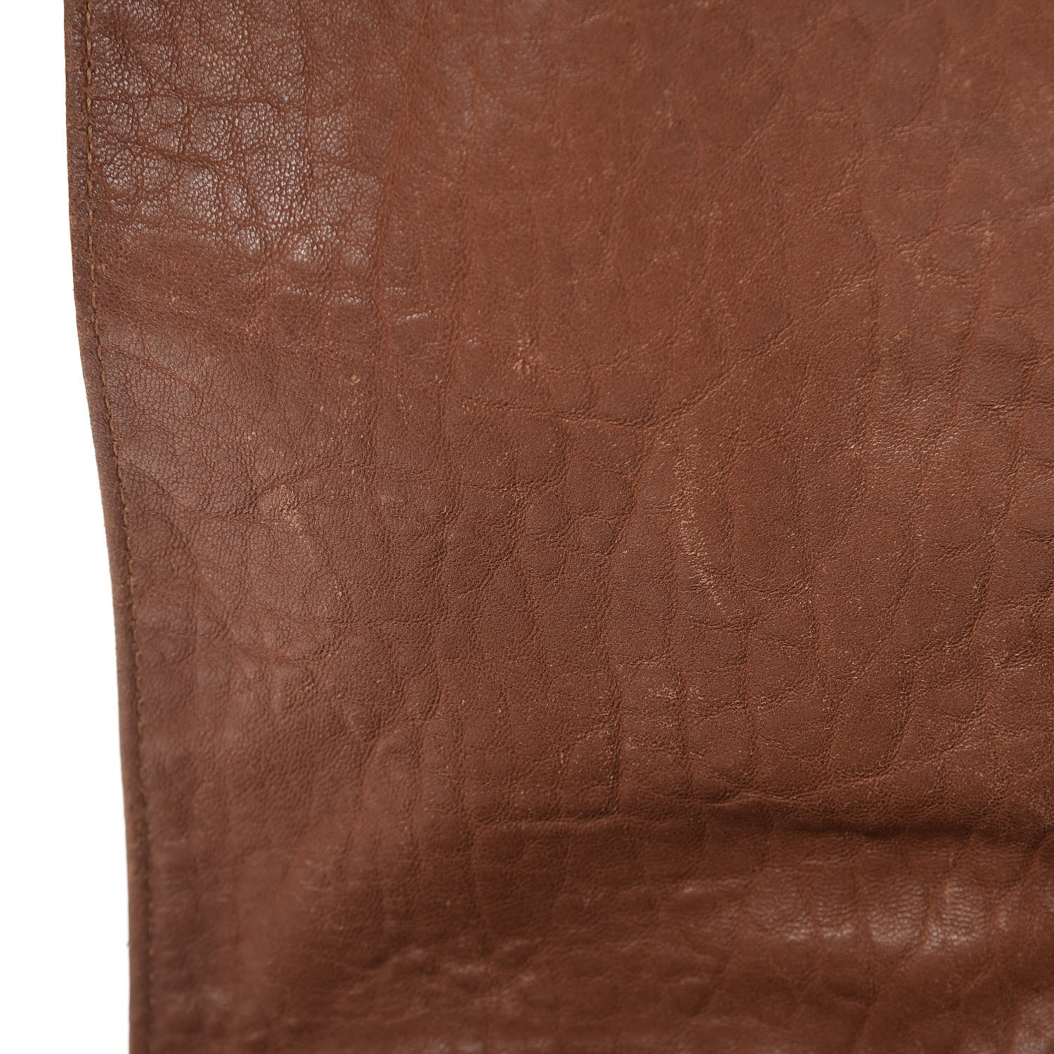 Fendi Crinkled Lambskin Mia Shoulder Flap Camel 12 of 20