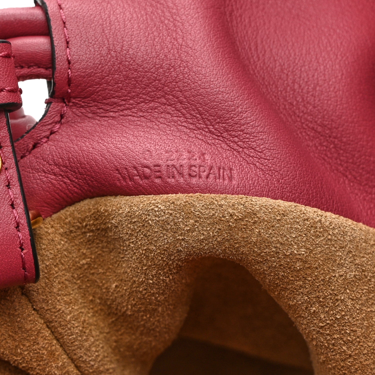 Loewe Calfskin Mini Flamenco Knot Bag Peach Bloom 7 of 10