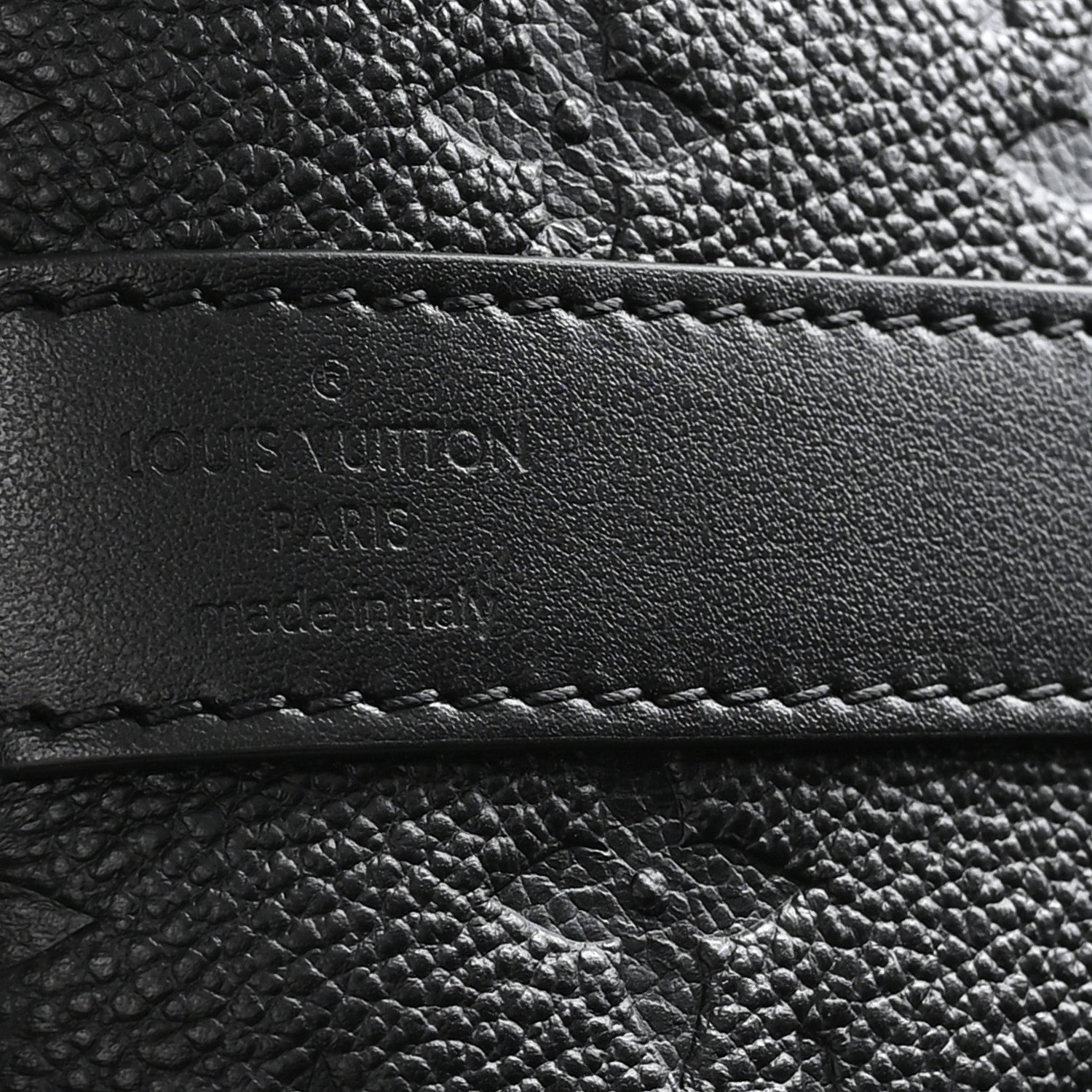 Louis Vuitton Empreinte Monogram Giant Keepall Bandouliere 45 Black 5 of 8