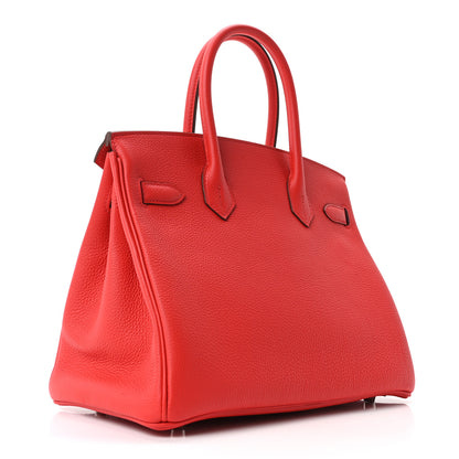 Hermes Togo Birkin 30 Rouge Radieux 3 of 10