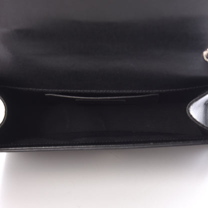 Saint Laurent Grain De Poudre Studded Medium Monogram Kate Satchel Black 7 of 11