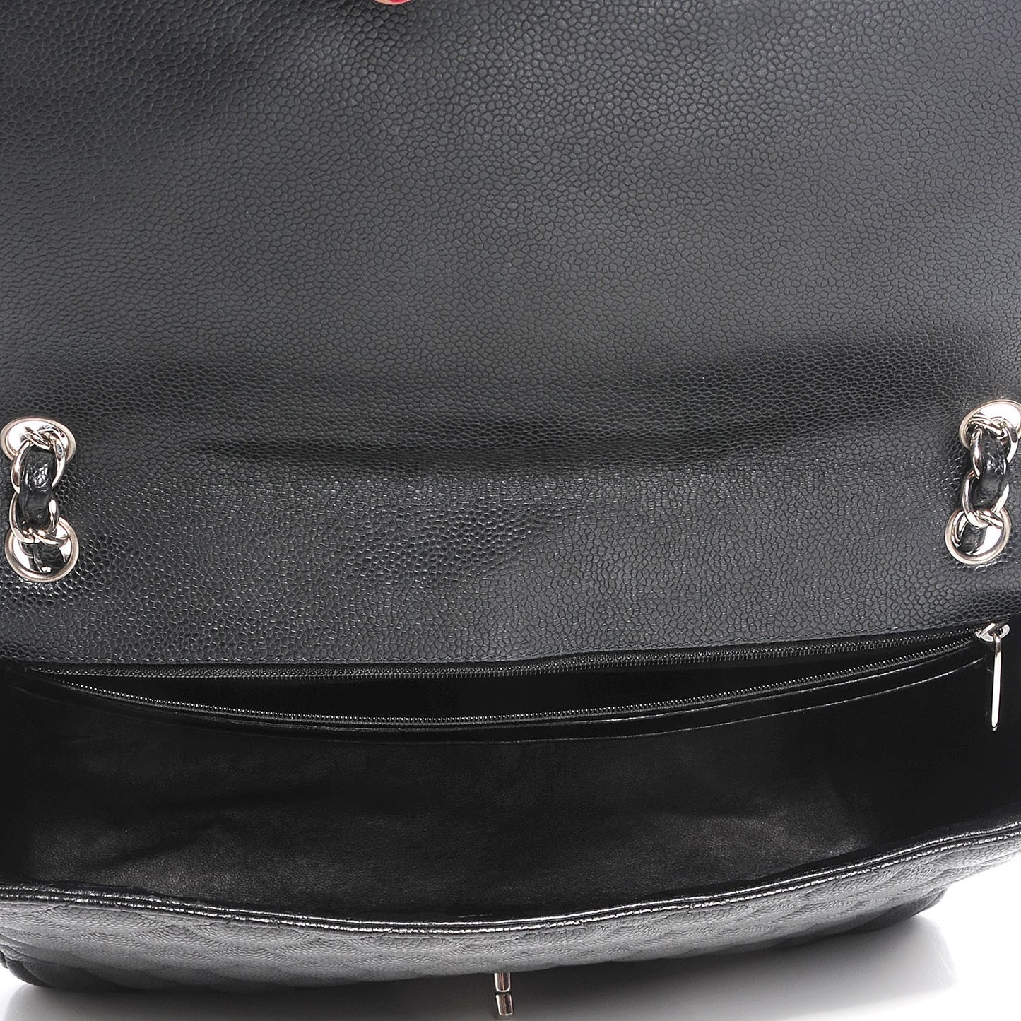 Caviar Maxi Single Flap Black