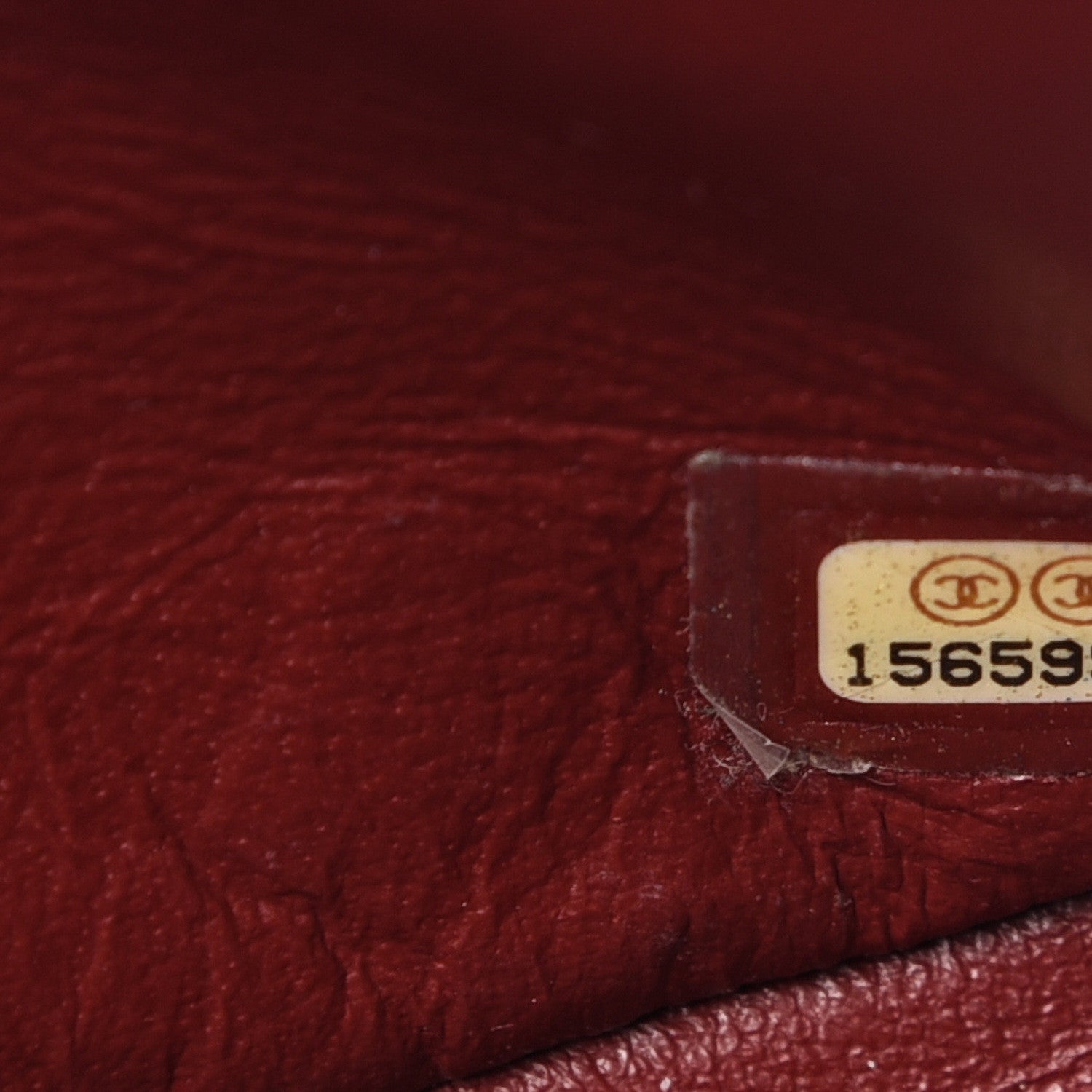 Chanel Caviar Quilted Jumbo Double Flap Dark Red 6 of 17