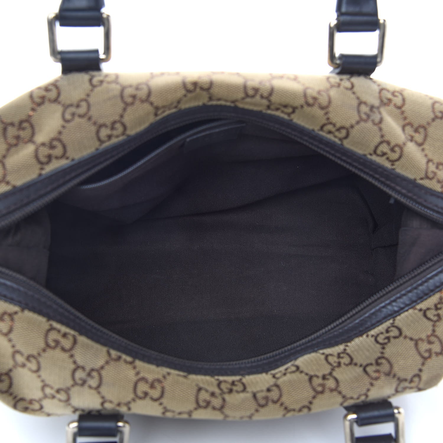 Gucci Monogram Small Full Moon Boston Brown 5 of 12