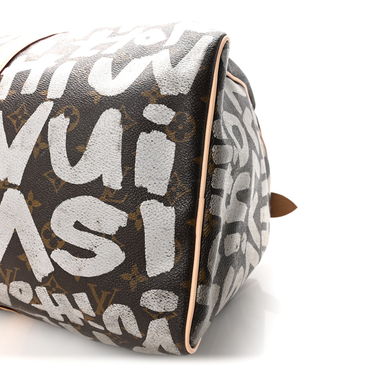 Louis Vuitton Monogram Graffiti Keepall 50 Silver 9 of 9