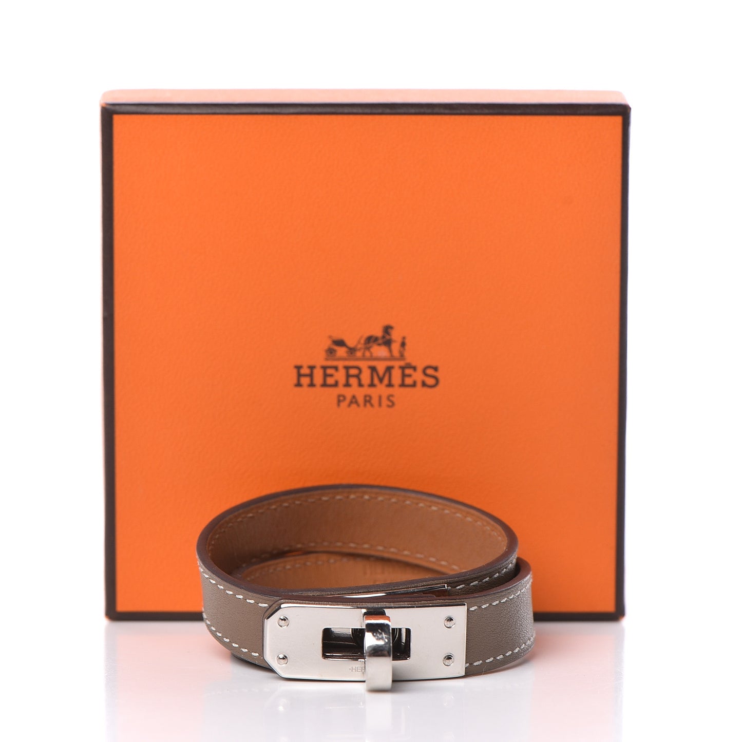 Swift Kelly Double Tour Bracelet T1 Etoupe