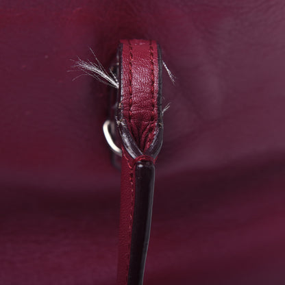 Balenciaga Veau Papier Classic Silver Hardware A4 Zip Around Tote Rouge Pourpre 37 of 38