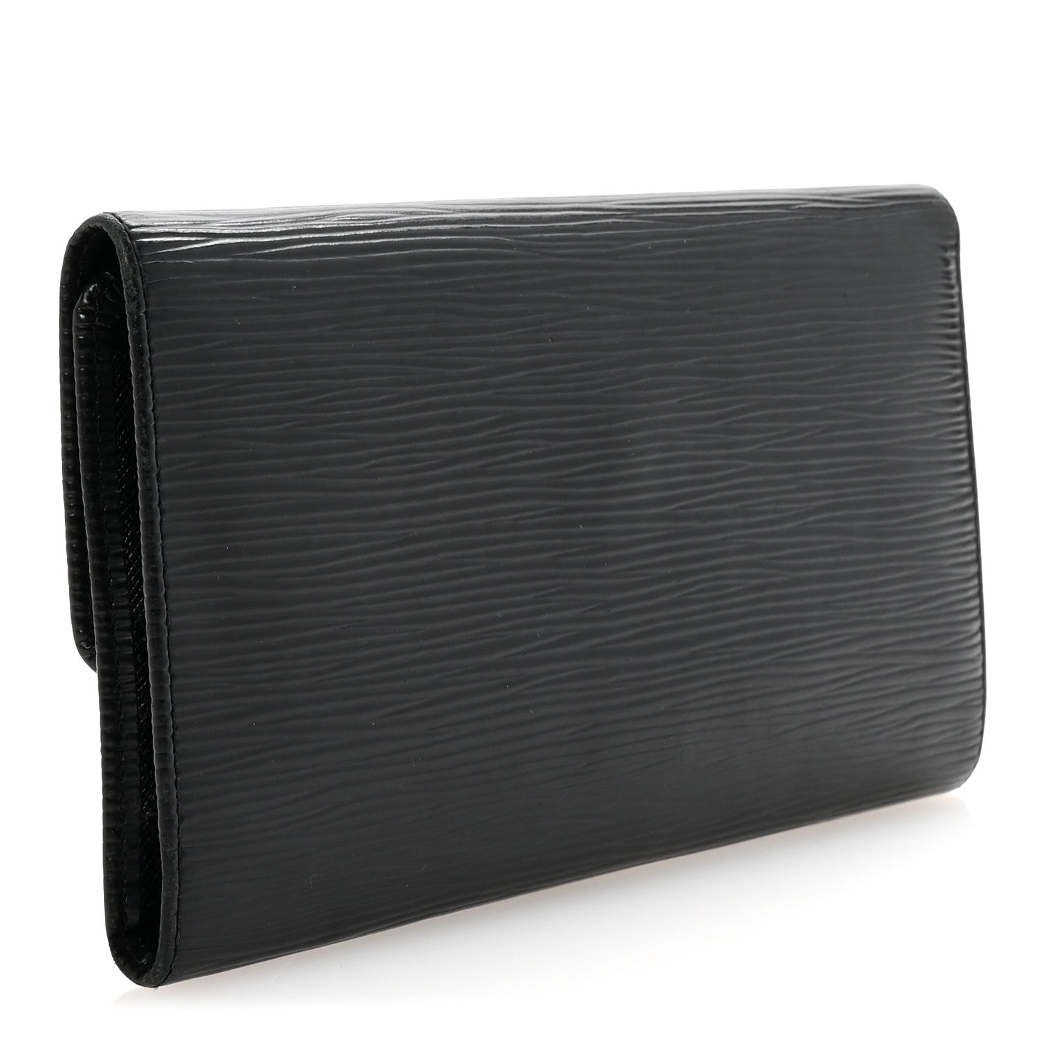 Louis Vuitton Epi Porte Tresor International Wallet Black 3 of 6