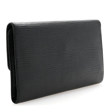 Louis Vuitton Epi Porte Tresor International Wallet Black 3 of 6