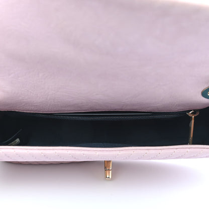 Chanel Calfskin Surpique Chevron Small Flap Pink 5 of 9