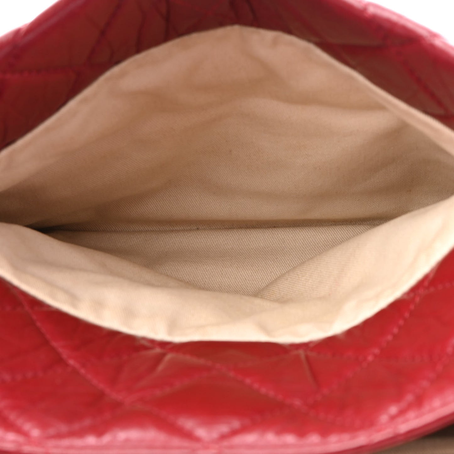 Aged Calfskin Quilted Reissue 2.55 Tote Red