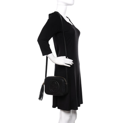 Gucci Pebbled Calfskin Small Soho Disco Bag Black 2 of 12