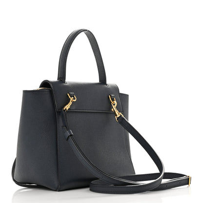 Celine Baby Grained Calfskin Nano Belt Bag Abyss Blue 3 of 16