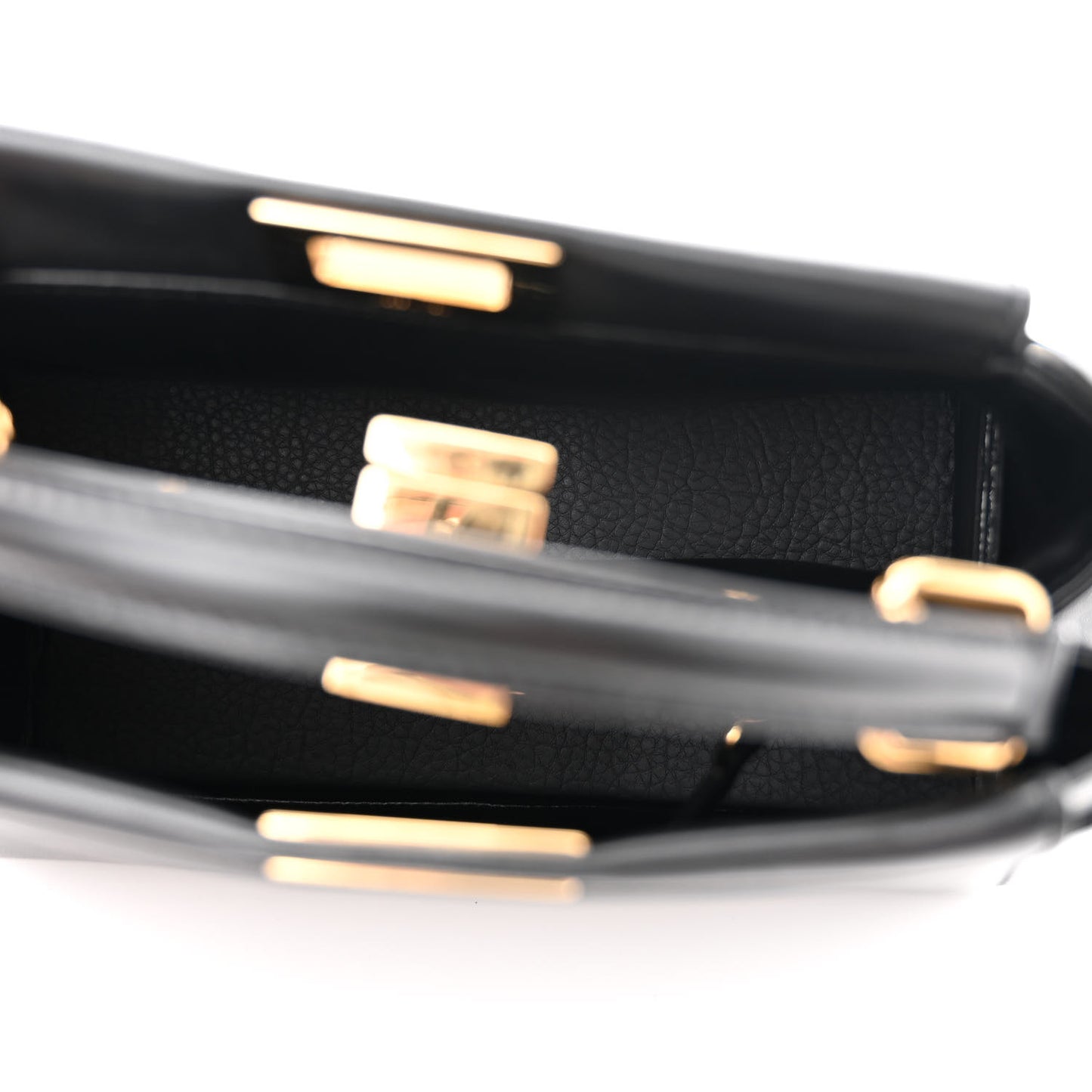 Nappa Mini Peekaboo Iconic Satchel Black