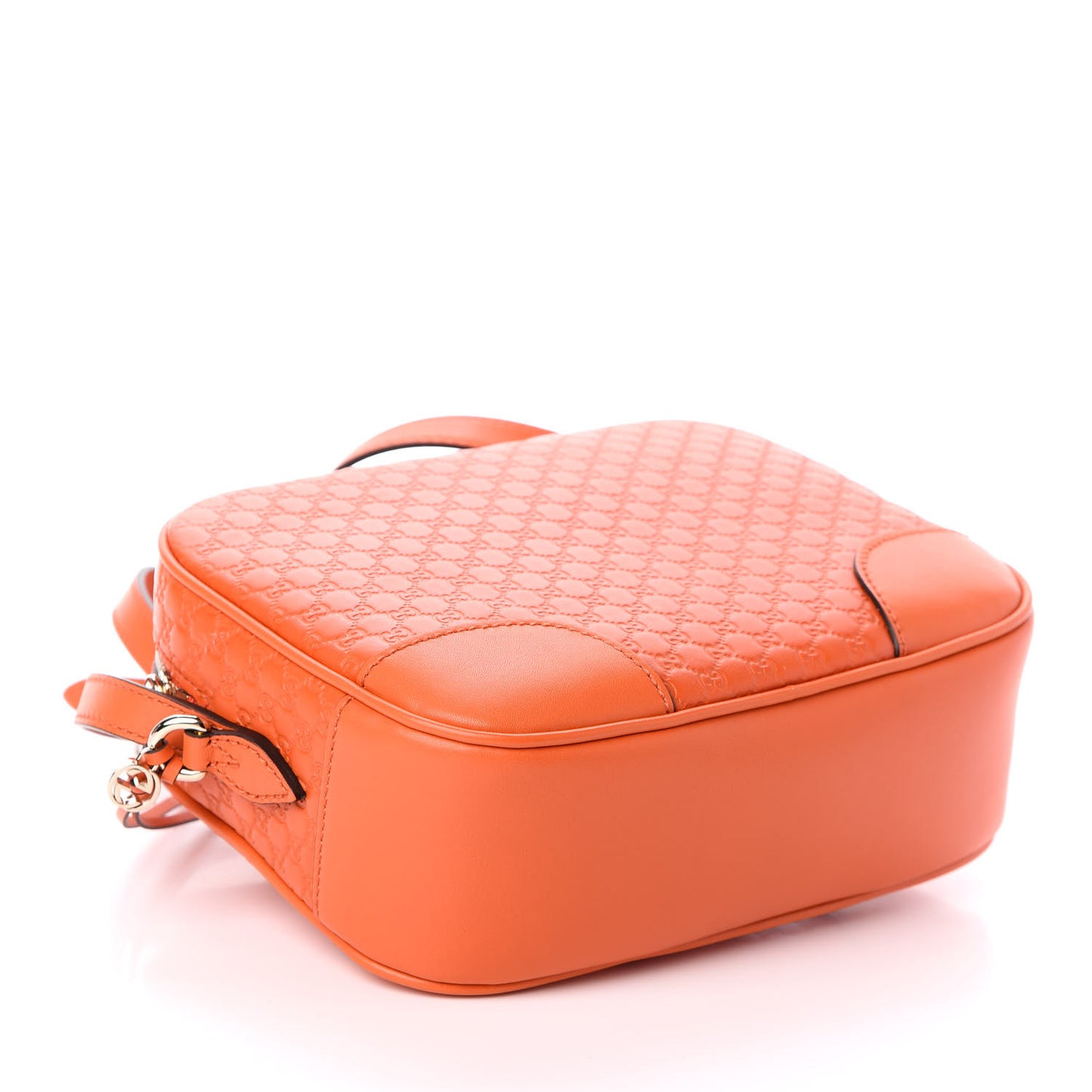 Soft Microguccissima Mini Bree Messenger Bag Sun Orange