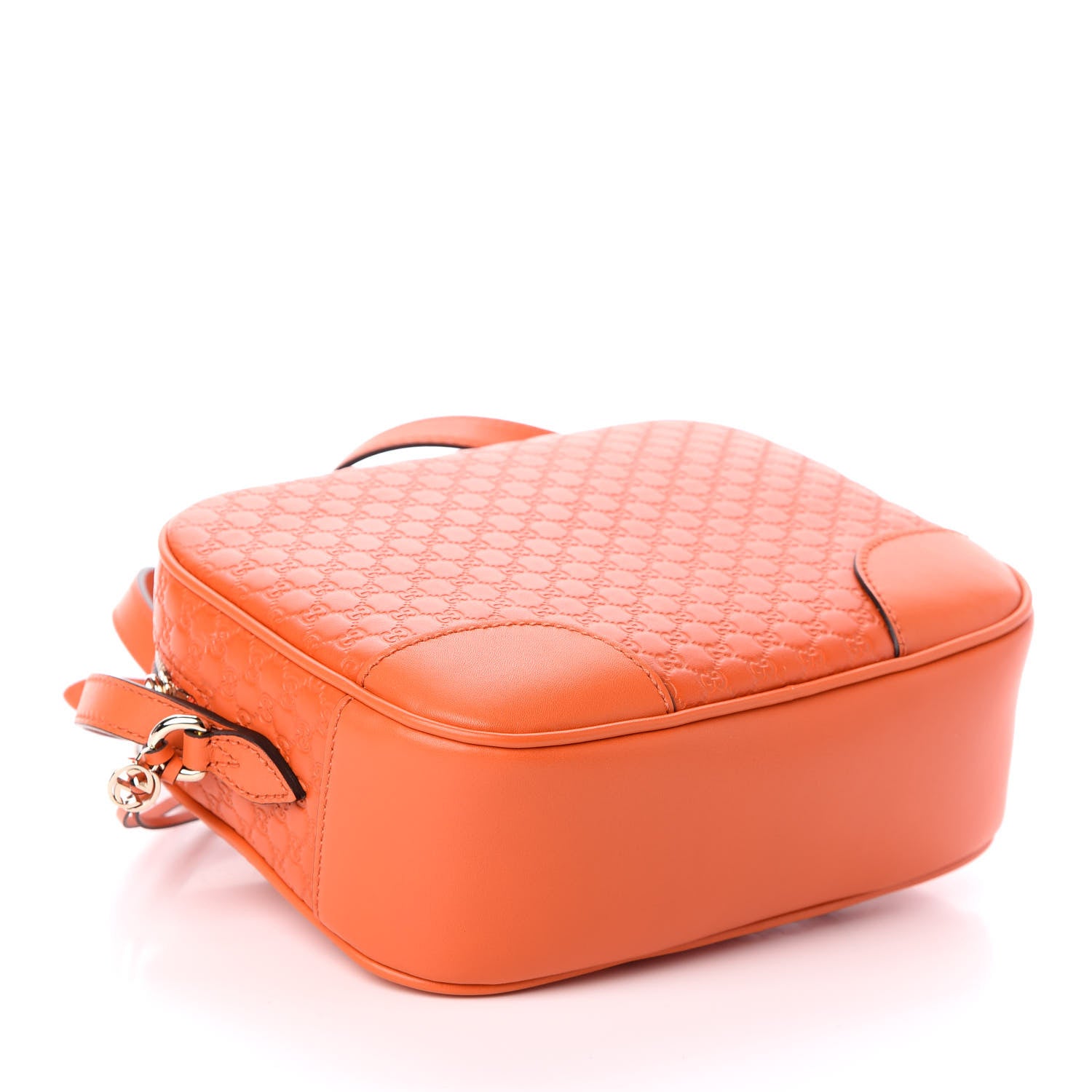 Gucci Soft Microguccissima Mini Bree Messenger Bag Sun Orange 4 of 9