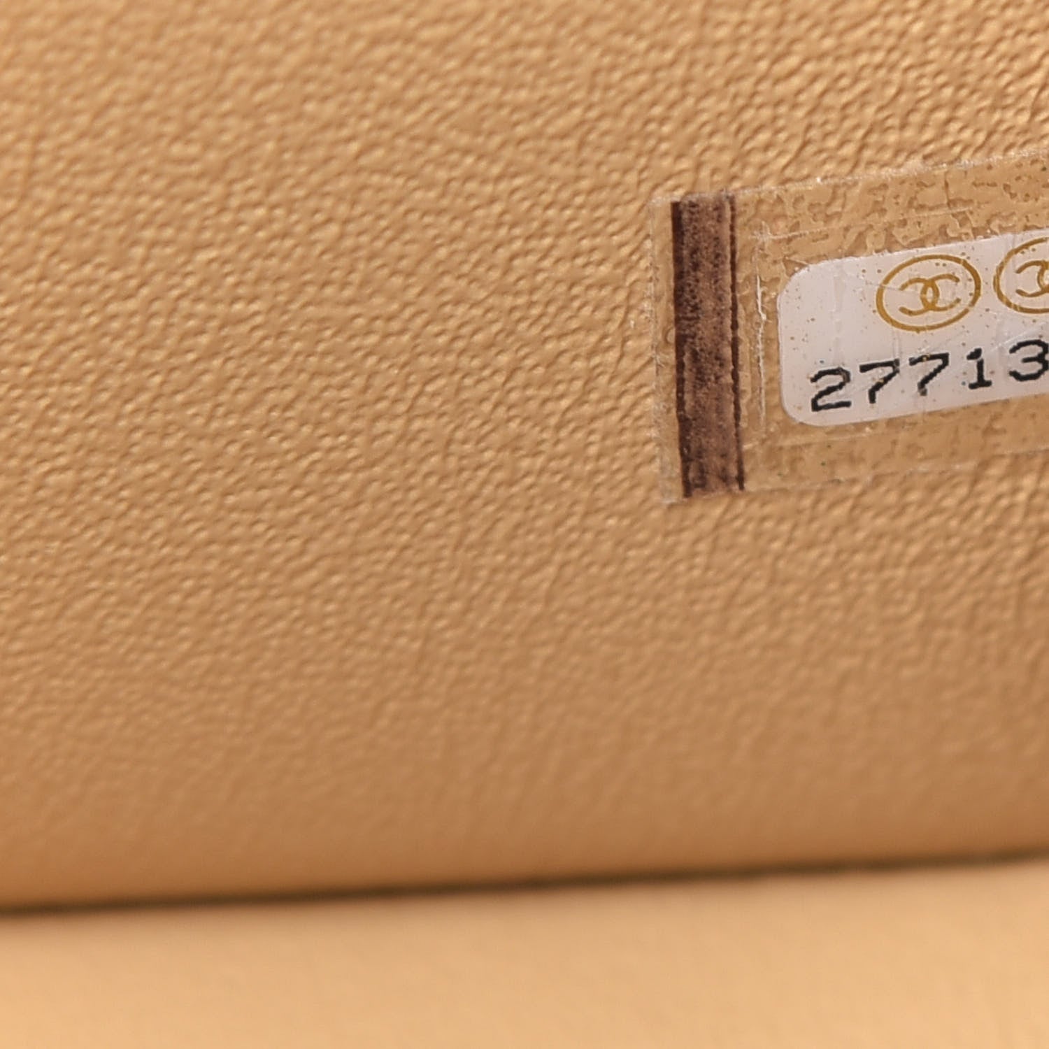 Chanel Raffia Patent Medium CC Filigree Vanity Case Black 9 of 10